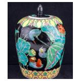 Famille Noir Porcelain Jar