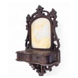 Antique Wall Mounted Hall Mirror