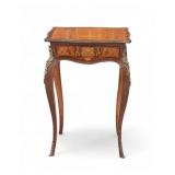 French & Bronze End Table