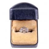 Antique Diamond and Platinum Ring