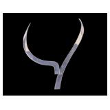 Mexico 950 Silver Hinged Collar Necklace
