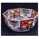 Imari Porcelain Octagonal Bowl