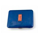 Antique French Compact with Coral Accent