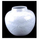 Celadon Incised Porcelain Jar