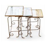 Iron & Glass Nesting Tables