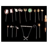 Victorian and Art Deco Stick Pins