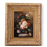 Signed O/C Floral Still Life