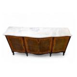 French Inlaid Marble Top Server