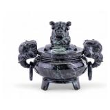 Dark Green Marble Censer