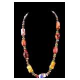 Handmade Vintage Glass Necklace