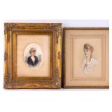 19th C Watercolor Paintings (2)