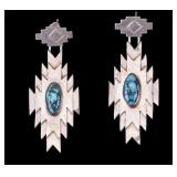 Sterling and Turquoise Earrings