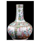 Chinese Famille Rose Porcelain Bottle Vase