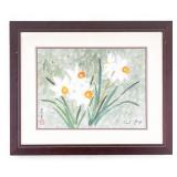 Karl Feng Signed Watercolor