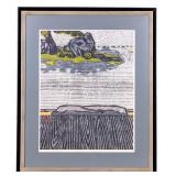 Signed Block Print