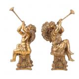 Pair of Frontgate Holiday Collection Angels