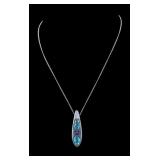 Native American Sterling Pendant & Necklace