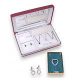 Sterling Silver Necklaces and Earrings Set