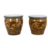 Chinese Dragon Egg Koi Pond Planters