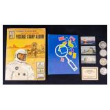Vintage Stamp Albums and Chinese Coins
