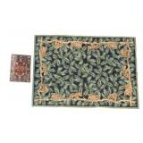 Cheetah Hooked Rug, Small Floral Rug