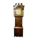 19th C Garrat Peterboro Mahogany Clock