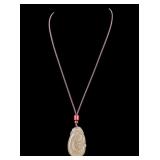 Certified Grade A Jade Carved Pendant