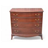 Mahogany Bow Front Dresser 18th C Style