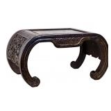 Chinese Carved Hard Wood Accent Table/Bench