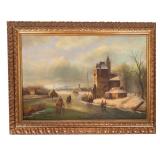 Winter Landscape, Signed Ligozzi