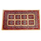 Hand Made Geometric Floral Rug ~3