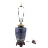 Marbled Cloisonne Lamp