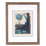 Michiyoshi Deguchi (Japan, 20th C) Framed Etching