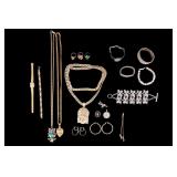 Large Collection of Vintage Jewelry