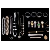 Timex Wrist Watches, 12K GF and Other Necklaces