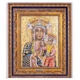 Mosaic Icon of Black Madonna of Czestochowa