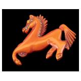 Bakelite Horse Pin