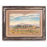 Signed W/C Henry E. Schnakenburg, Landscape