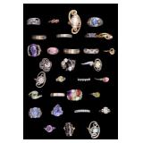 31 Costume Jewelry Rings