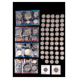 55 Buffalo Nickels, 1977 Uncirculated Coins