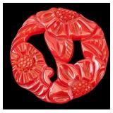 Vintage Bakelite "Buckle" Brooch