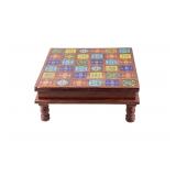 Monterey-Style Tile Top Low Table