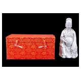 Blanc De Chine Dehua Wenchang Statuette