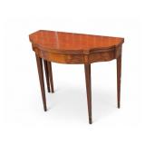 Mahogany Marquetry Card Table