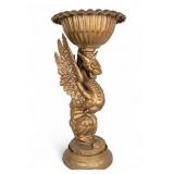 Cast Metal Griffin Planter
