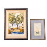 Framed Watercolor Paintings