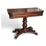 Mahogany Classical Card Table