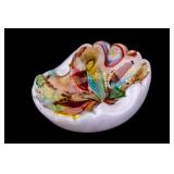 Murano Multicolor Aventurine Art Glass Bowl