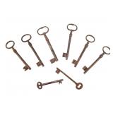Antique Iron Skeleton Keys