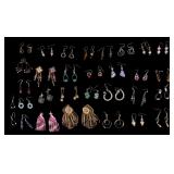 Vintage French Hook and Dangle Earrings